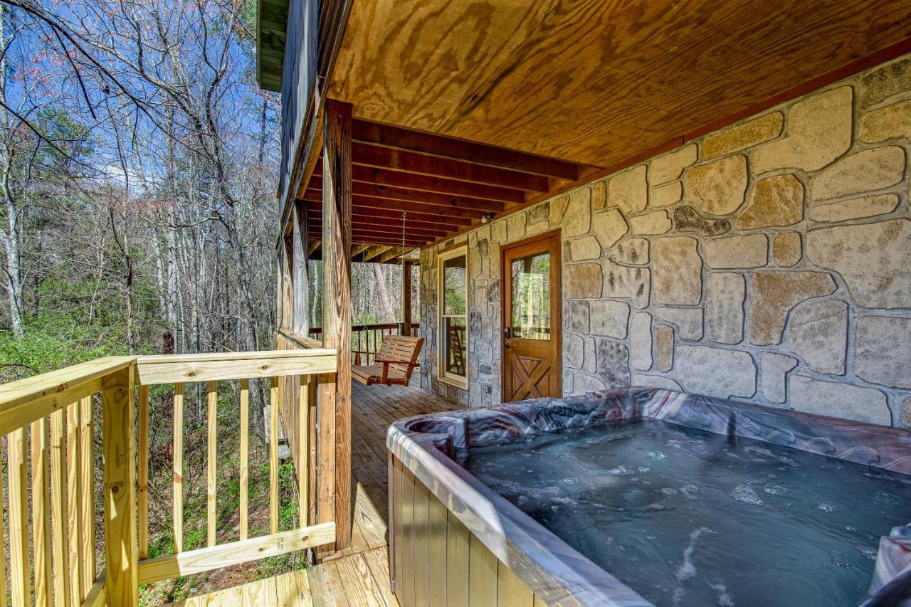 North Ridge Place Brand New Log Cabin With Hot Tub Great Location Sevierville Exterior foto