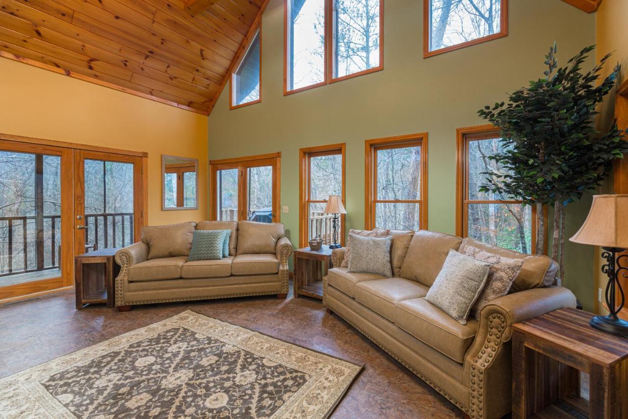 North Ridge Place Brand New Log Cabin With Hot Tub Great Location Sevierville Exterior foto